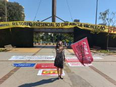 Dia Nacional de Luta- A Educao precisa Resistir- Praa Bandeira em Belo Horizonte